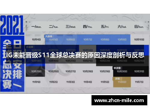 IG未能晋级S11全球总决赛的原因深度剖析与反思